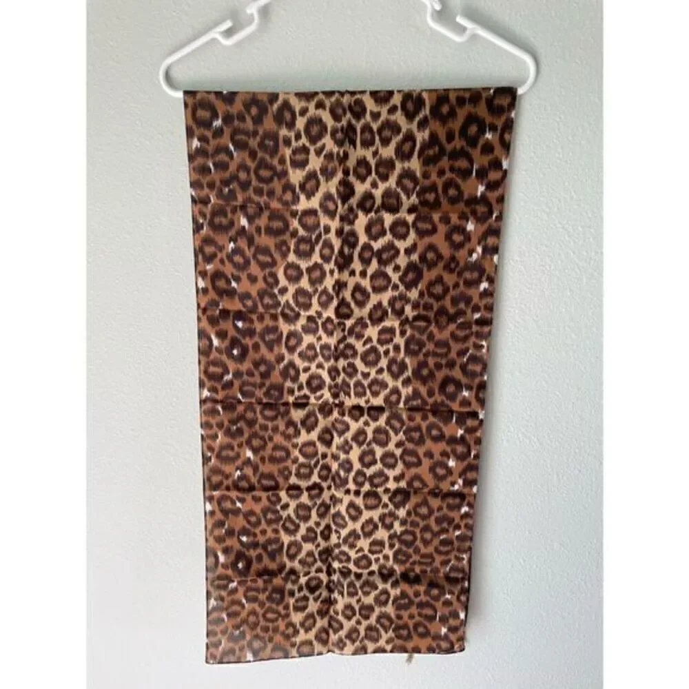 Avon Vintage Leopard Print Scarf